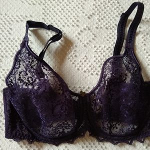 Empreinte Cassiopee Lace Bra 32D Deep Purple